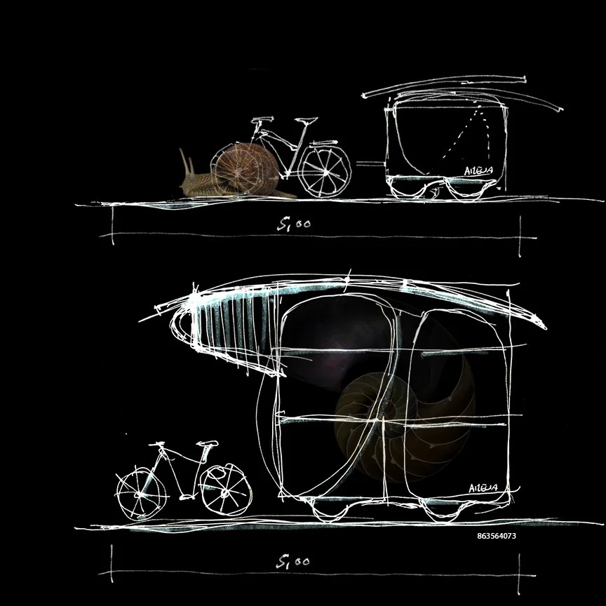 A.M.E.L.I.A., concours The H.O.M.E. — croquis à l’encre blanche