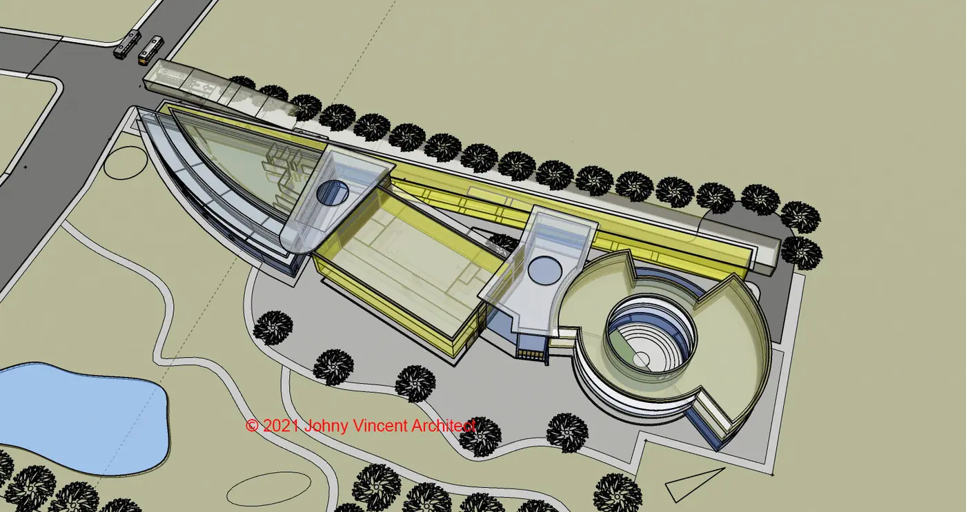 Plan d’implantation en trois dimensions