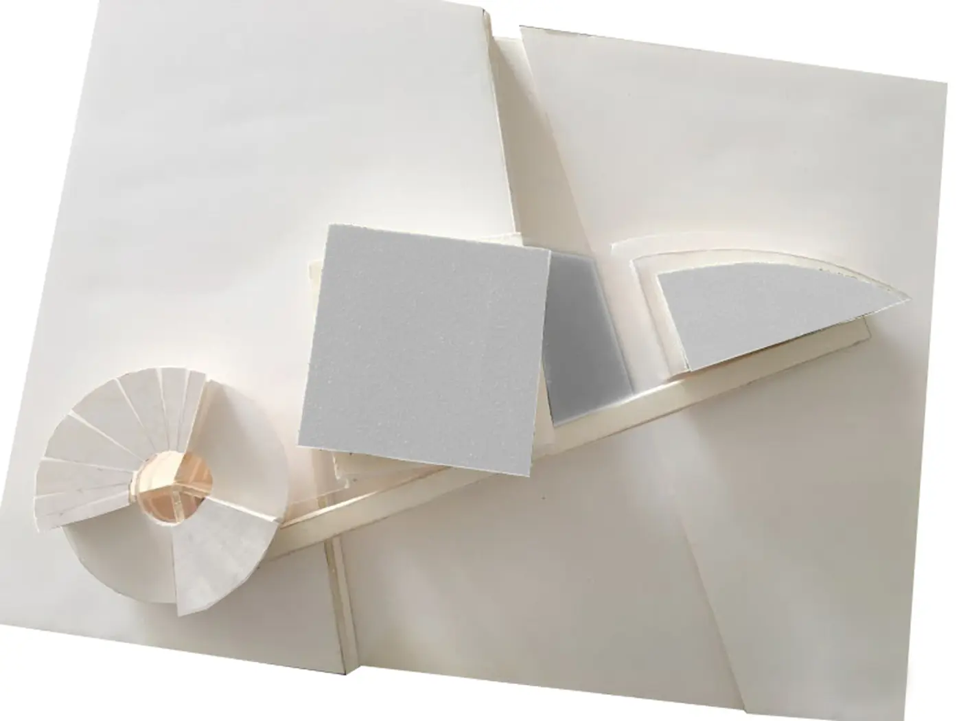 Maquette blanche du projet, vue 2